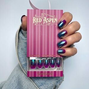 Red Aspen Multicolor Press-On Nails